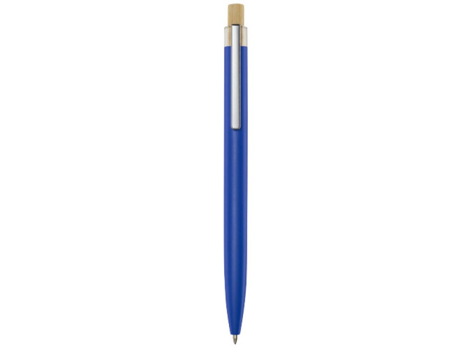 Penna a sfera in alluminio riciclato Nooshin (inchiostro blu)