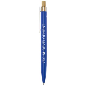 Penna a sfera in alluminio riciclato Nooshin (inchiostro blu)