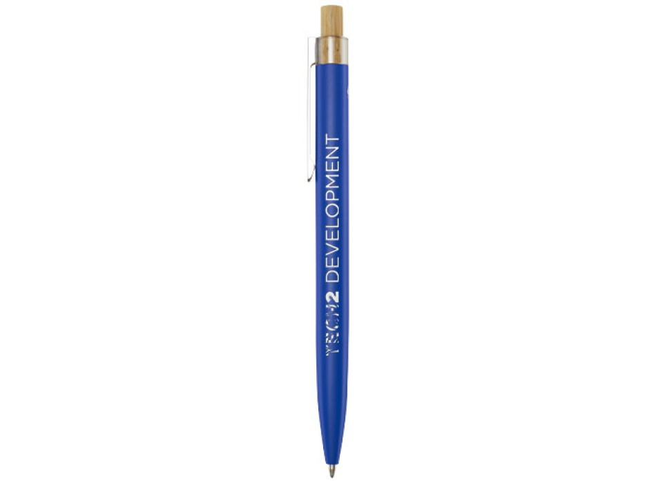 Penna a sfera in alluminio riciclato Nooshin (inchiostro blu)