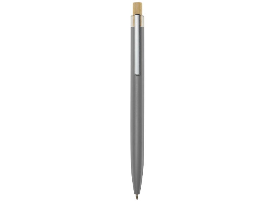 Penna a sfera in alluminio riciclato Nooshin (inchiostro blu)