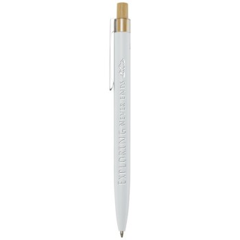 Penna a sfera in alluminio riciclato Nooshin (inchiostro blu)