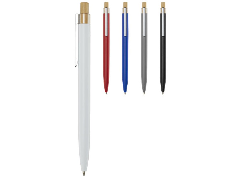 Penna a sfera in alluminio riciclato Nooshin (inchiostro blu)