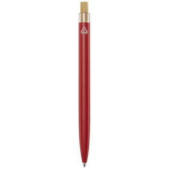 Penna a sfera in alluminio riciclato Nooshin (inchiostro blu)