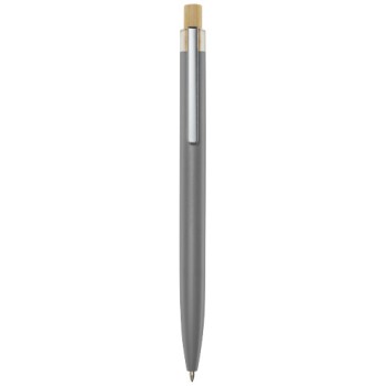 Penna a sfera in alluminio riciclato Nooshin (inchiostro nero)