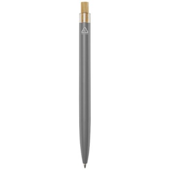 Penna a sfera in alluminio riciclato Nooshin (inchiostro nero)
