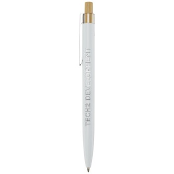 Penna a sfera in alluminio riciclato Nooshin (inchiostro nero)