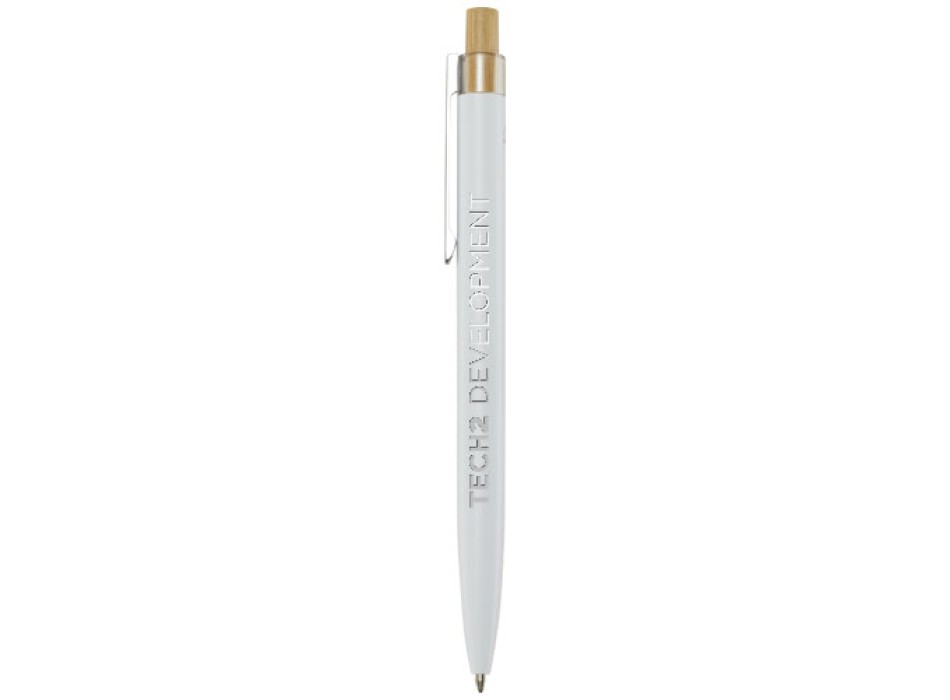 Penna a sfera in alluminio riciclato Nooshin (inchiostro nero)