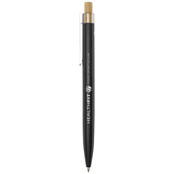 Penna a sfera in alluminio riciclato Nooshin (inchiostro nero)