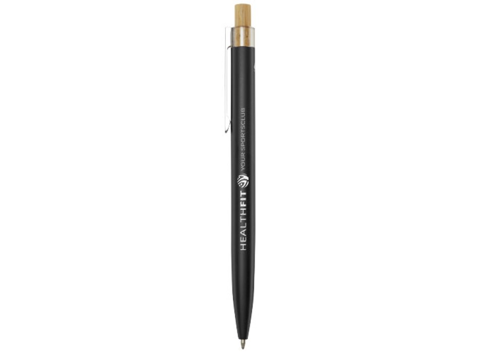 Penna a sfera in alluminio riciclato Nooshin (inchiostro nero)
