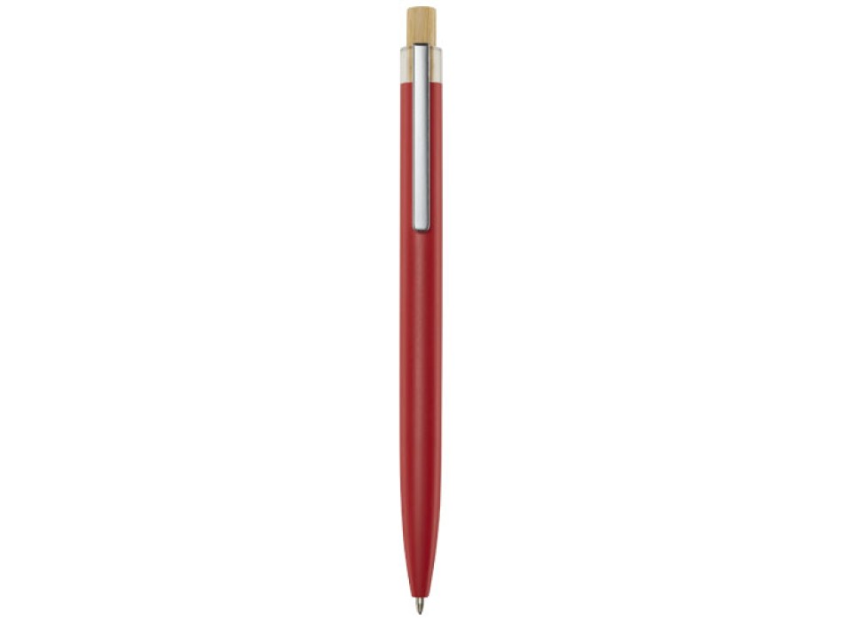 Penna a sfera in alluminio riciclato Nooshin (inchiostro nero)