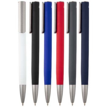 Penna a sfera in alluminio riciclato Ziguur (inchiostro nero)