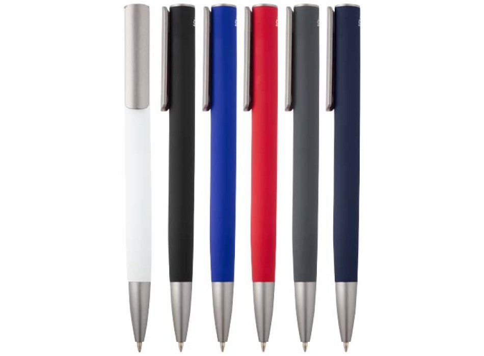 Penna a sfera in alluminio riciclato Ziguur (inchiostro nero)