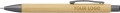 Penna a sfera in bamboo, componenti in plastica, refill nero