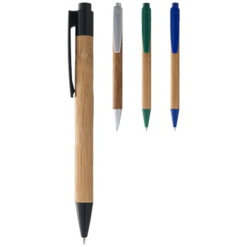 Penna a sfera in bambù Borneo (inchiostro nero)