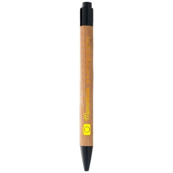 Penna a sfera in bambù Borneo (inchiostro nero)