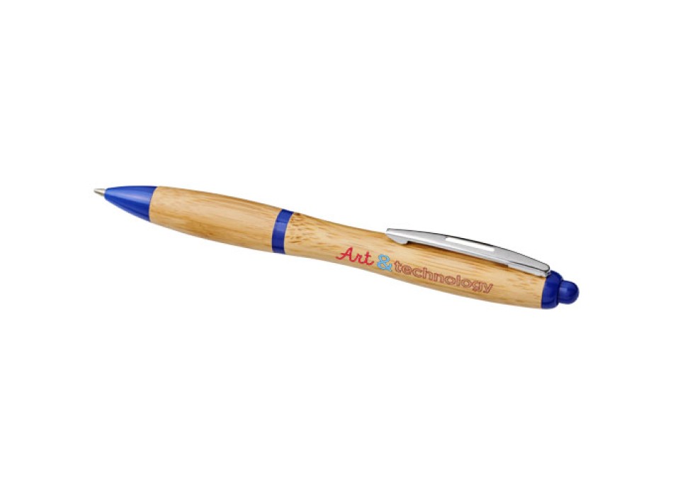 Penna a sfera in bambù Nash (inchiostro blu)