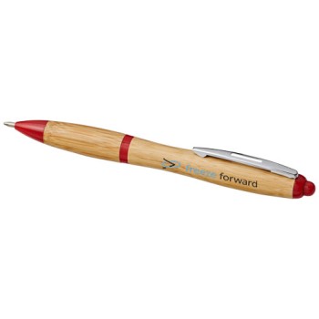 Penna a sfera in bambù Nash (inchiostro blu)