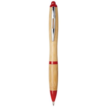 Penna a sfera in bambù Nash (inchiostro blu)