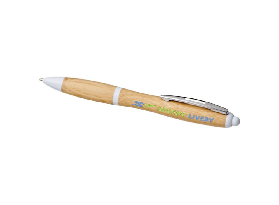 Penna a sfera in bambù Nash (inchiostro blu)