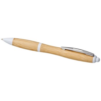 Penna a sfera in bambù Nash (inchiostro blu)