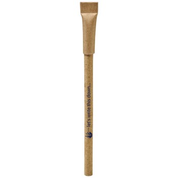 Penna a sfera in carta riciclata Asilah (inchiostro blu)