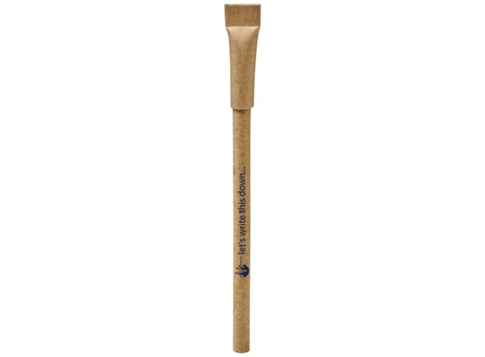Penna a sfera in carta riciclata Asilah (inchiostro blu)