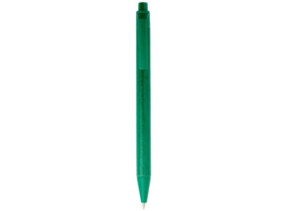 Penna a sfera in carta riciclata monocromatica con finitura opaca Chartik (inchiostro nero)