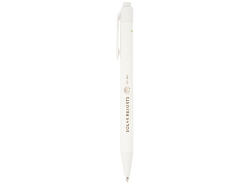 Penna a sfera in carta riciclata monocromatica con finitura opaca Chartik (inchiostro nero)