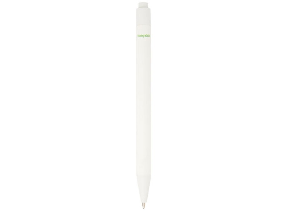 Penna a sfera in carta riciclata monocromatica con finitura opaca Chartik (inchiostro nero)