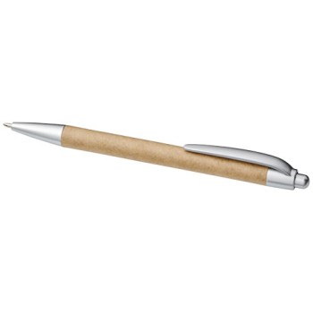 Penna a sfera in carta riciclata Tiflet (inchiostro nero)