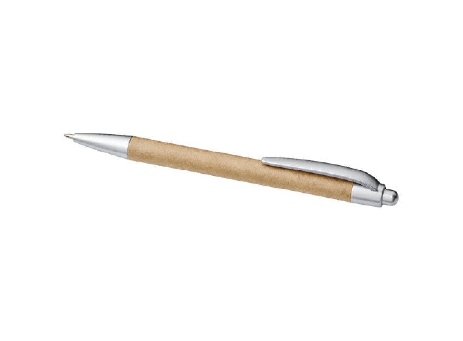 Penna a sfera in carta riciclata Tiflet (inchiostro nero)
