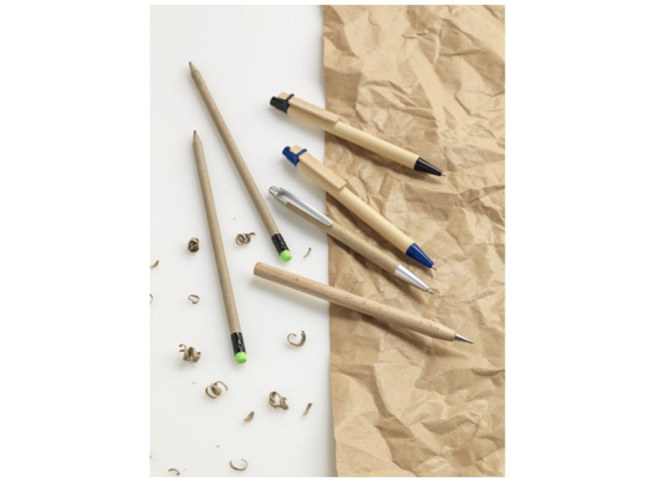Penna a sfera in carta riciclata Tiflet (inchiostro nero)