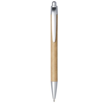 Penna a sfera in carta riciclata Tiflet (inchiostro nero)