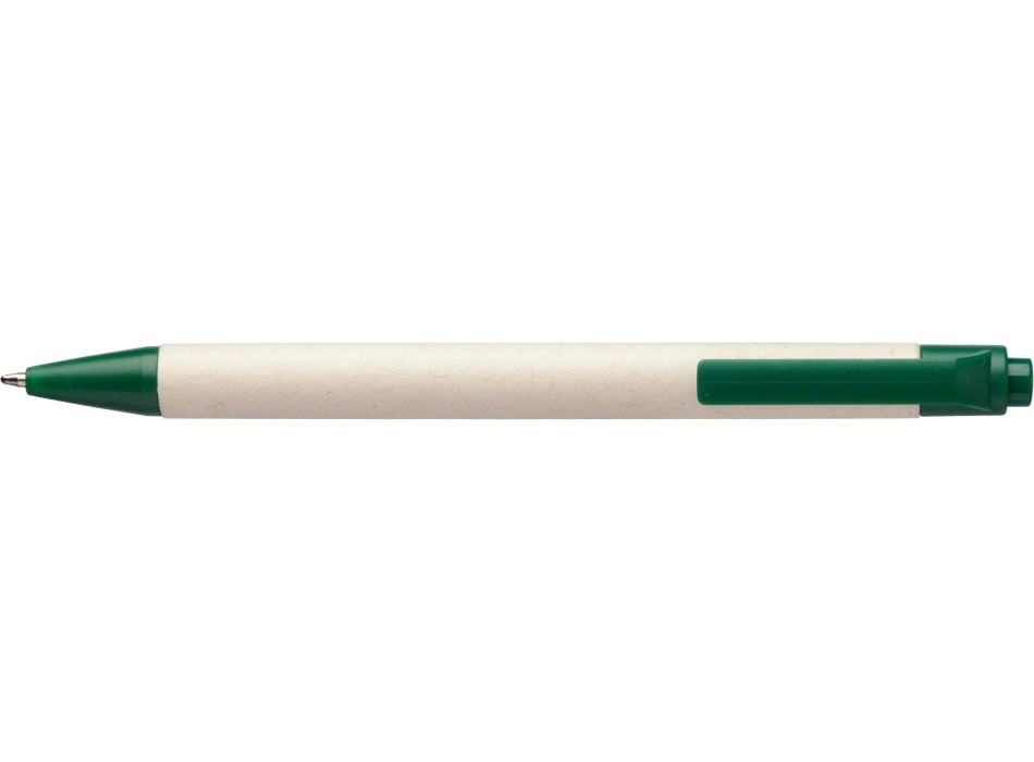 Penna a sfera in cartone di latte e ABS riciclato Heike