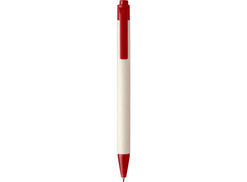 Penna a sfera in cartone di latte e ABS riciclato Heike