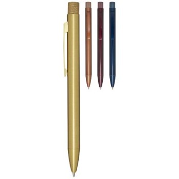 Penna a sfera in ottone riciclato Beatriz (inchiostro blu)