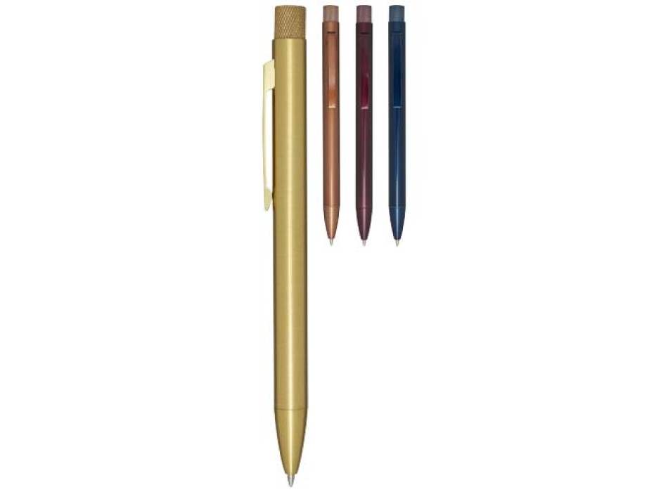Penna a sfera in ottone riciclato Beatriz (inchiostro blu)