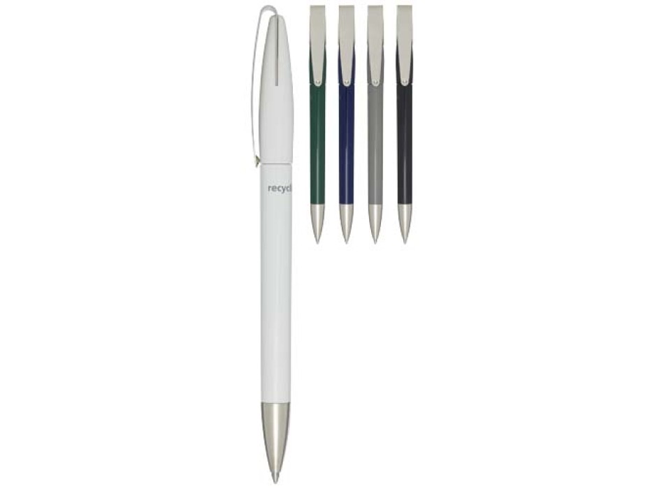 Penna a sfera in plastica riciclata Ana (inchiostro blu)