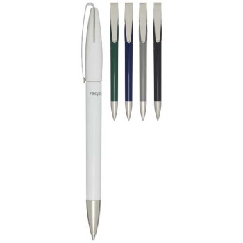 Penna a sfera in plastica riciclata Ana (inchiostro blu)