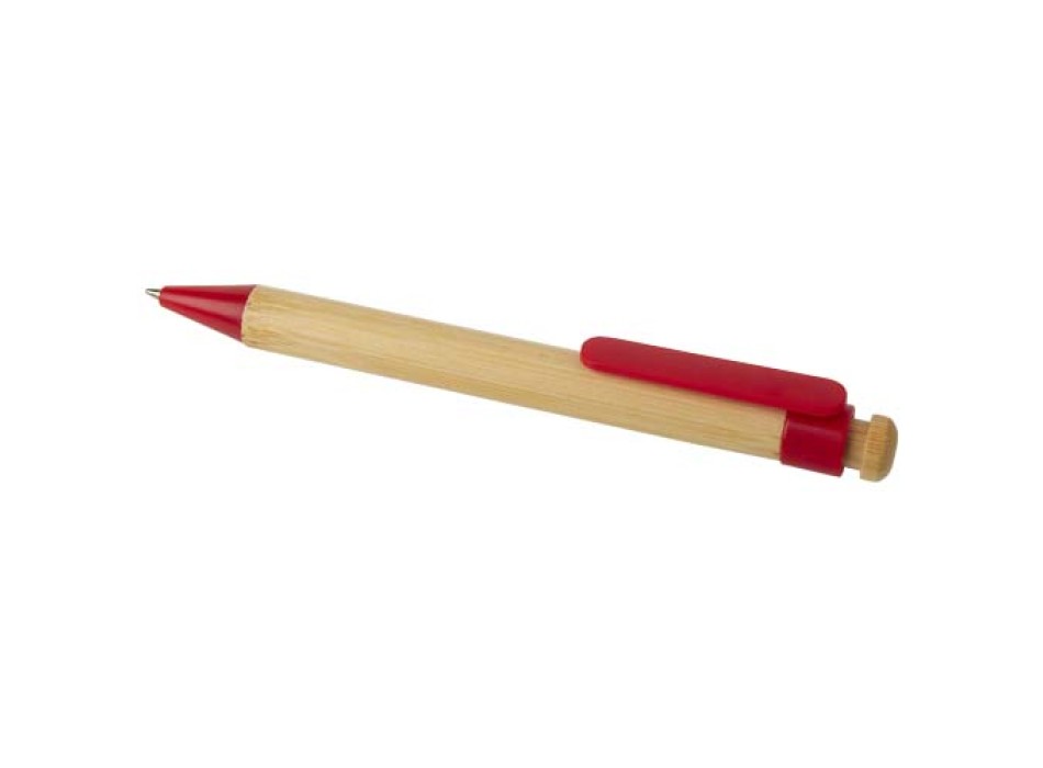 Penna a sfera in plastica riciclata e bambù Rattan