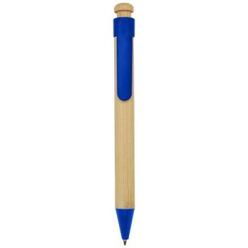 Penna a sfera in plastica riciclata e bambù Rattan