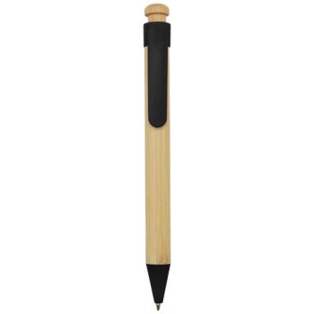 Penna a sfera in plastica riciclata e bambù Rattan