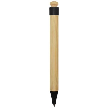 Penna a sfera in plastica riciclata e bambù Rattan