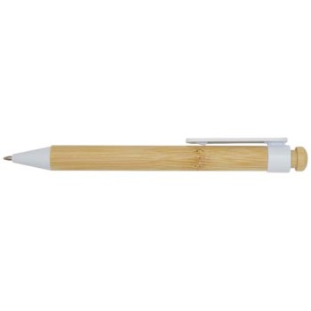 Penna a sfera in plastica riciclata e bambù Rattan