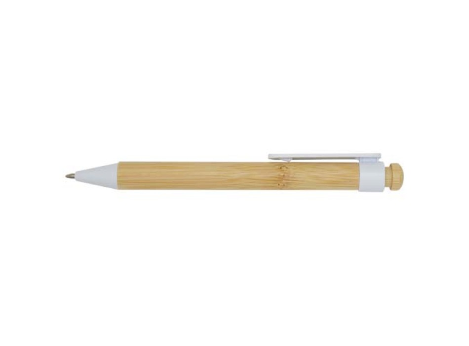 Penna a sfera in plastica riciclata e bambù Rattan