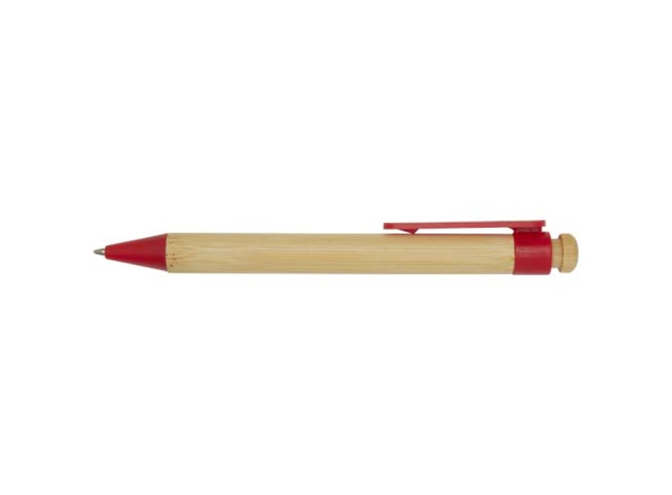 Penna a sfera in plastica riciclata e bambù Rattan