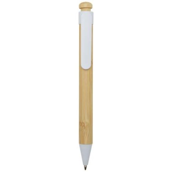 Penna a sfera in plastica riciclata e bambù Rattan