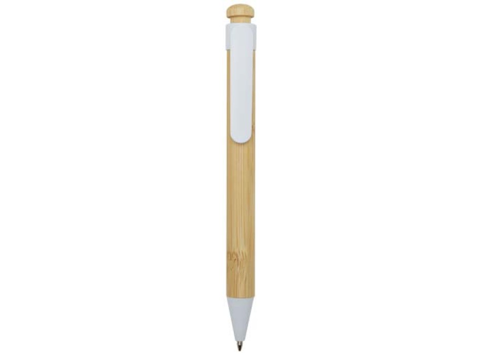 Penna a sfera in plastica riciclata e bambù Rattan