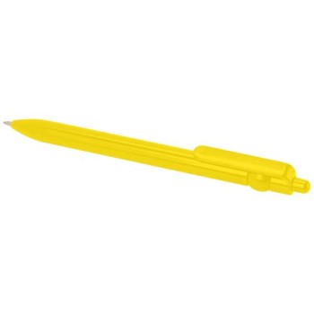 Penna a sfera in plastica riciclata Fidget (inchiostro nero)