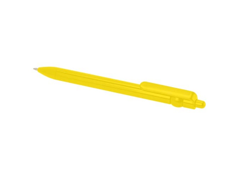 Penna a sfera in plastica riciclata Fidget (inchiostro nero)